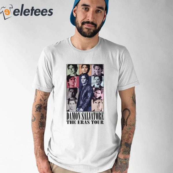 Justin Art Damon Salvatore The Eras Tour Shirt