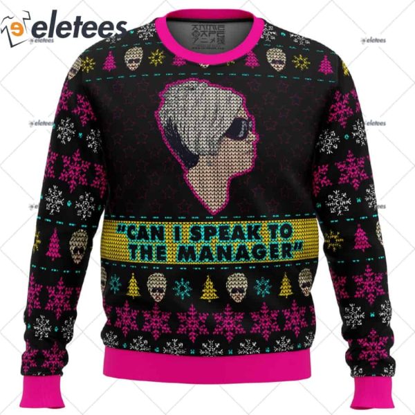 Karen Talks to Manager Meme Ugly Christmas Sweater