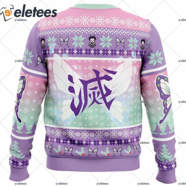 Kochou Shinobu Demon Slayer Ugly Christmas Sweater