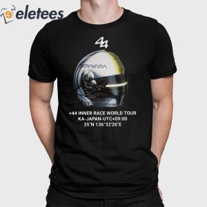Lewis Hamilton +44 The Inner Race World Tour Suzuka Japan Shirt