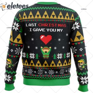 Link To My Heart Legend of Zelda Ugly Christmas Sweater 2