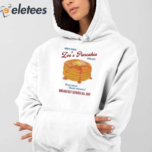 Loes Pancakes Breakfast Served All Day Shirt 2