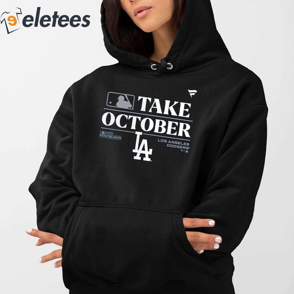 La Dodgers Shirt, Vintage Los Angeles Dodgers Sweatshirt, Los Angeles Baseball Hoodie, Vintage Baseball Fan Shirt, Black 5XL Hoodie | VitalitiShirt