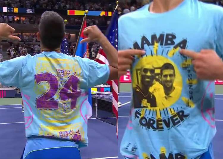 Eletees Djokovic 24 Mamba Forever Shirt Novak Honors Kobe Bryant