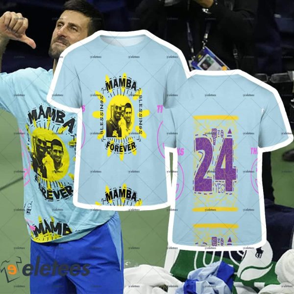 Mamba Forever Djokovic Kobe 24 Grand Slam Shirt