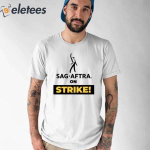 Margot Robbie Sag Aftra On Strike Shirt 4