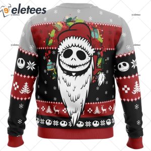Merry Nightmare The Nightmare Before Christmas Ugly Christmas Sweater 2