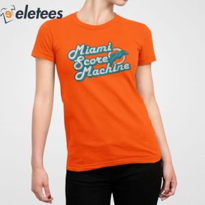 Miami Dolphins Score Machine T-Shirt - Binteez