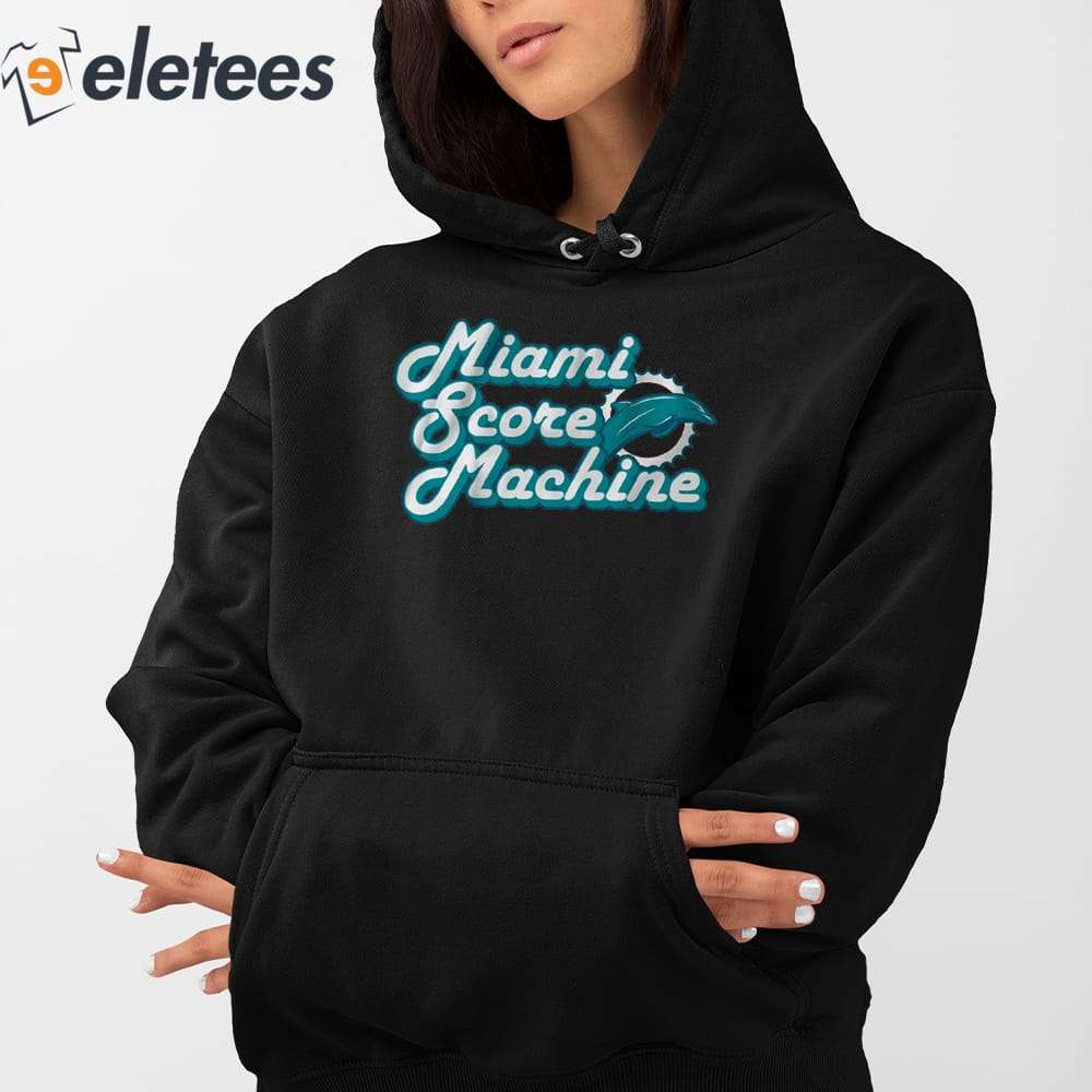 Miami Dolphins Sweatshirt Logo Miami Football Team Retro - Anynee