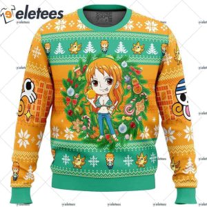 Nami One Piece Ugly Christmas Sweater 1