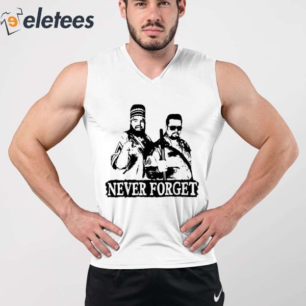Never Forget Twin Towers Akeem & Big Boss Man Shirt