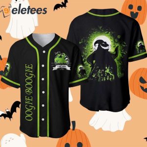 Oogie Boogie Baseball Jersey Horror Halloween Baseball Jersey 1