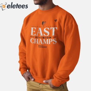 Eletees Baltimore Orioles 2023 Al East Champions Shirt