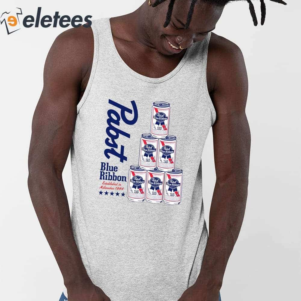 Personalized Pabst Blue Ribbon White Basic Football Jersey