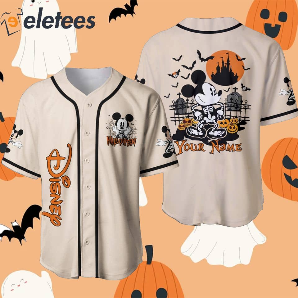 Eletees Personalized Disney Mummies Halloween Baseball Jersey