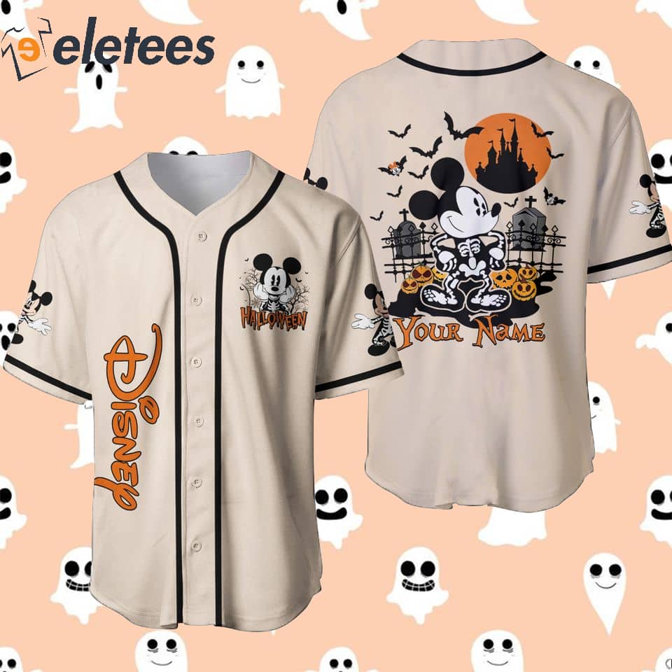 Eletees Personalized Disney Mummies Halloween Baseball Jersey