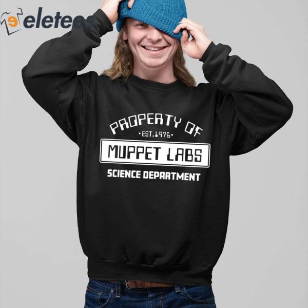 Phil The Horizoneer Property Of Muppet Labs Science Department Shirt