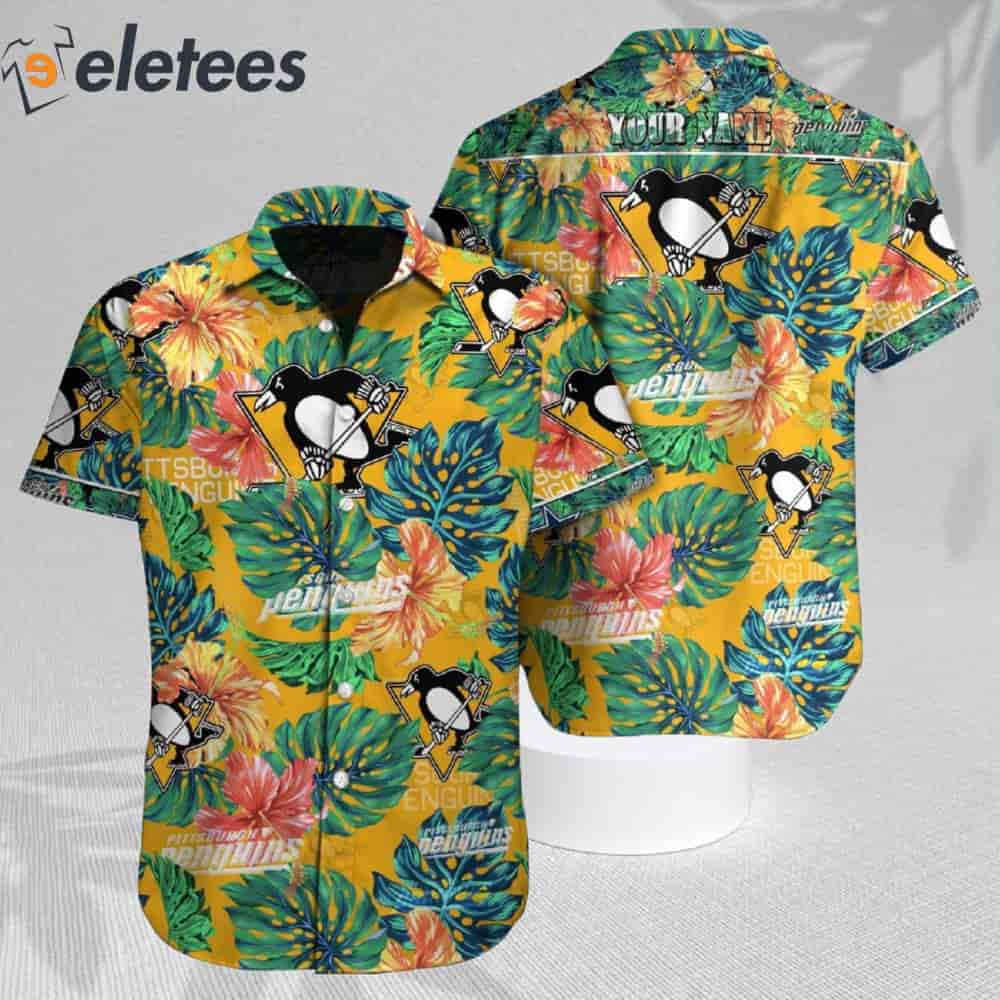 Pittsburgh Penguins Ice Hockey Team Hawaiian Shirt Tropical