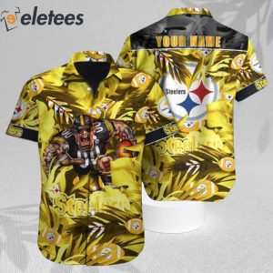 Pittsburgh Steelers Button Down Shirt Size M