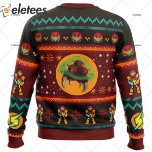 Samus Metroid Ugly Christmas Sweater 2