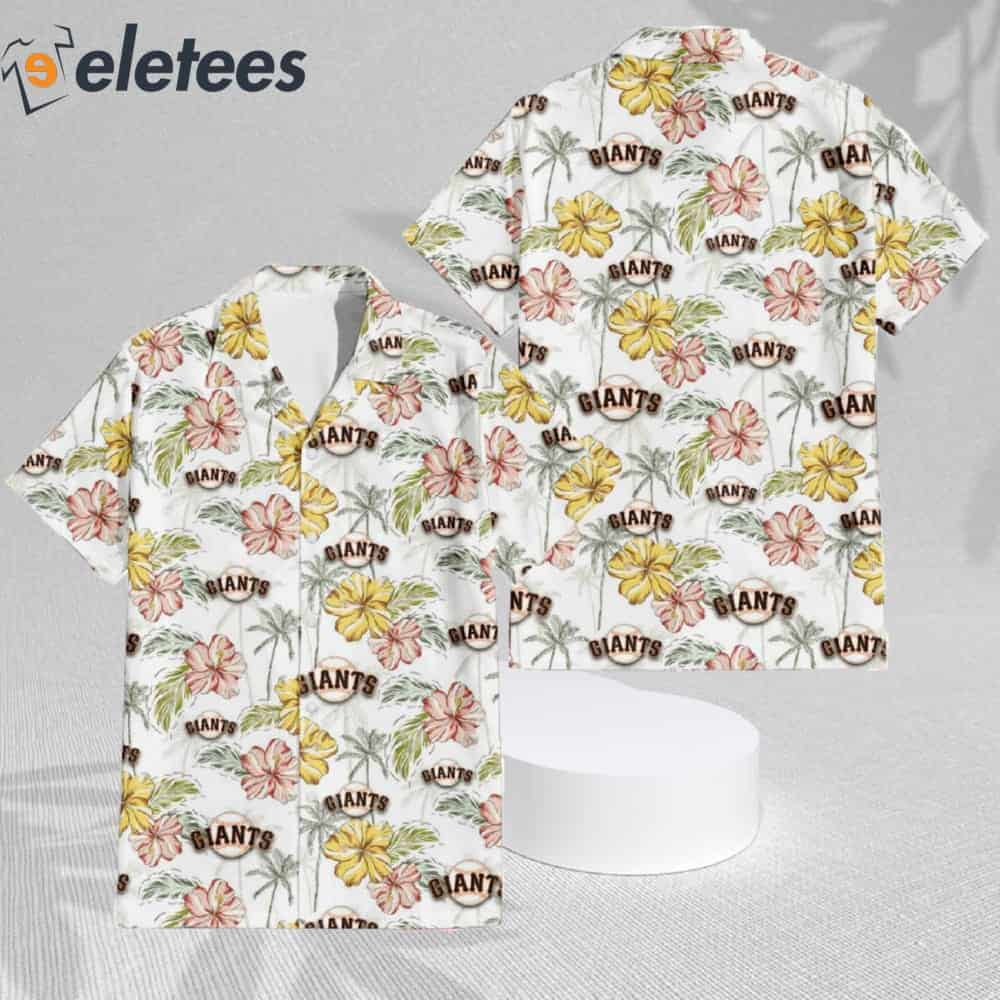 San Francisco Giants Palm Tree Hawaiian Shirt