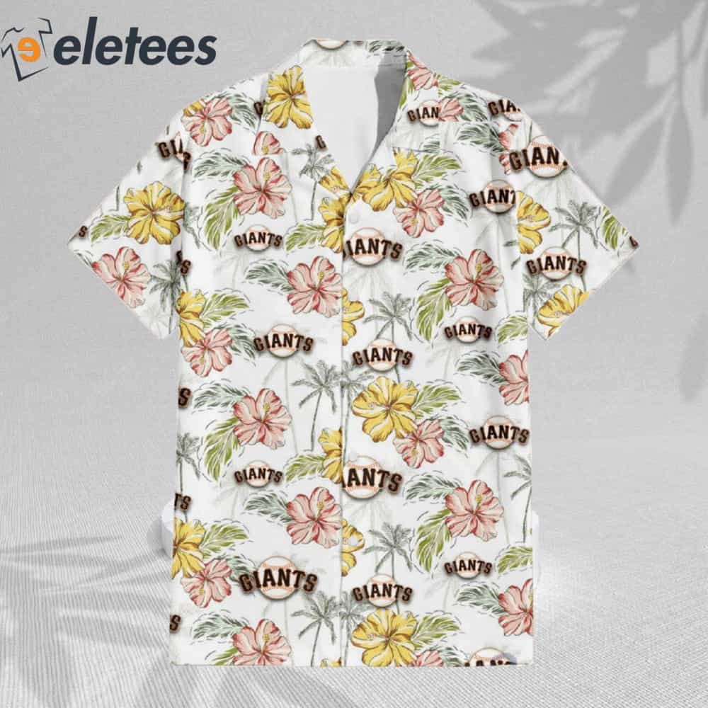 San Francisco Giants Palm Tree Hawaiian Shirt