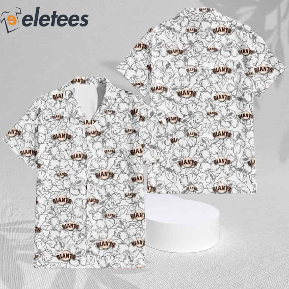 Cheap Black San Francisco Giants Hawaiian Shirt - Anynee