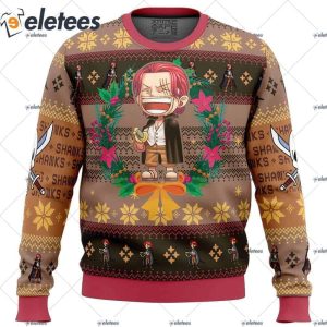 Shanks One Piece Ugly Christmas Sweater 1