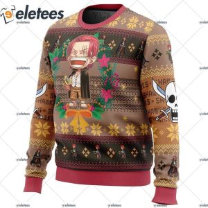 Shanks One Piece Ugly Christmas Sweater 2