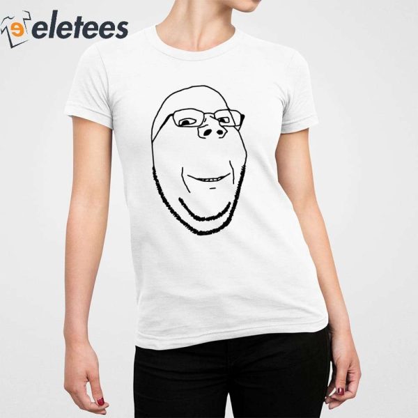 Smiling Wholesome Wojak Soyjak Shirt