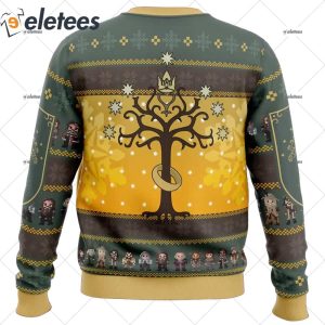 Spend Christmas in Fellowship The Lord of the Rings Ugly Christmas Sweater 2