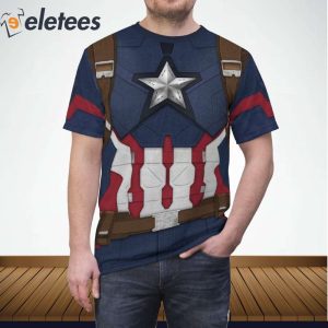 Steve Rogers Captain America Halloween Costume Shirt 1