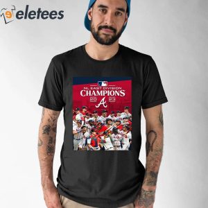 The Atlanta Braves Are 2023 Nl East Champions Shirt 1