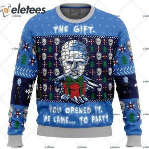 The Gift Hellraiser Ugly Christmas Sweater 1