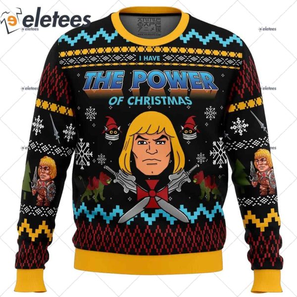 The Good Power of Christmas He-Man Ugly Christmas Sweater