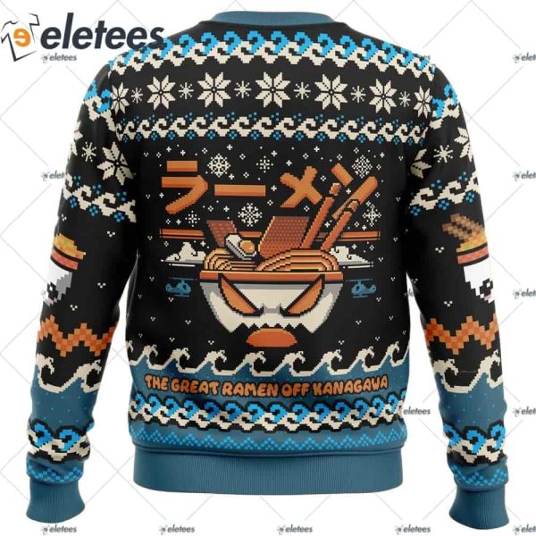 The Great Ramen Off Kanagawa Ramen Ugly Christmas Sweater