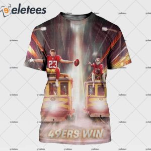 The San Francisco 49ers Are Off To The Races The First Win 3-0 Team In The  NFL League 3D Shirt