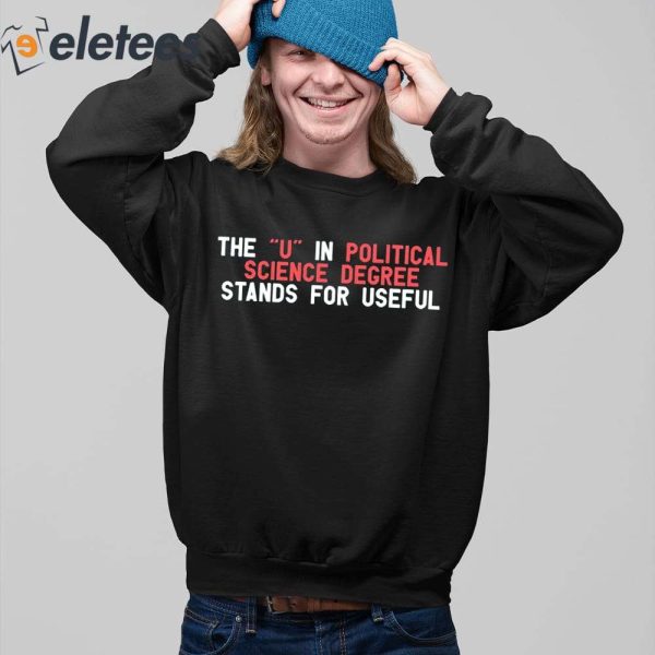 The U In Political Science Degree Stands For Useful Shirt