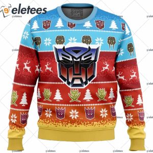 Transformers Ugly Christmas Sweater 1