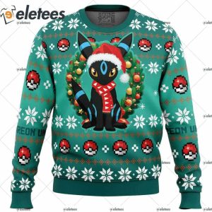 Umbreon Pokemon Ugly Christmas Sweater 1