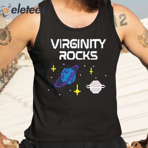 Virginity Rocks Pixel Space Shirt 3 1