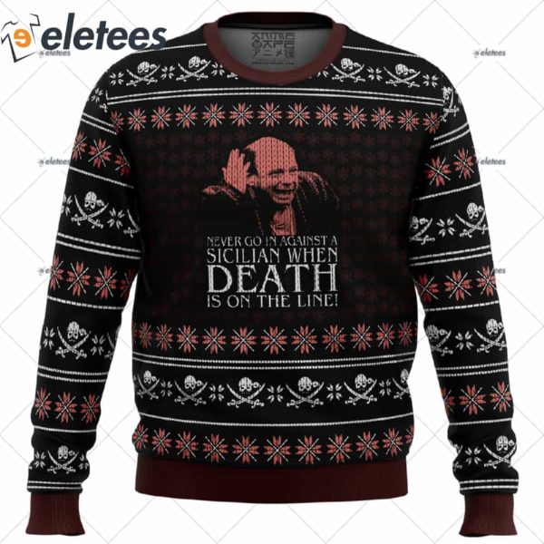 Vizzini The Princess Bride Ugly Christmas Sweater