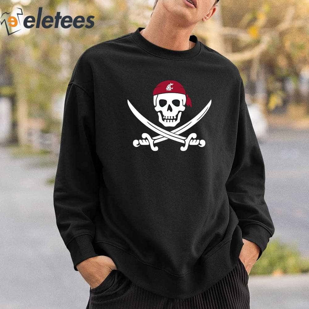 Washington State Golf Pirate Skull Shirt - ReviewsTees