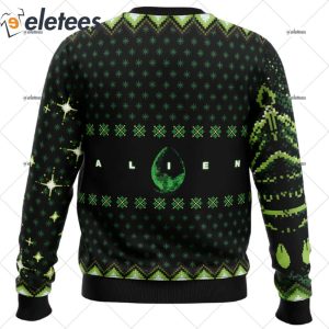 Xenomorph Alien Ugly Christmas Sweater 2