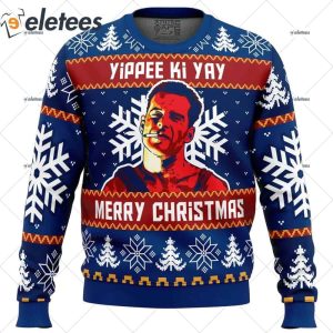 Yippee Ki Yay Die Hard Ugly Christmas Sweater 1