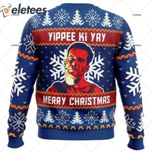 Yippee Ki Yay Die Hard Ugly Christmas Sweater 2