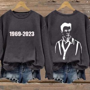 1969 2023 Matthew Perry Casual Long Sleeve Sweatshirt 3