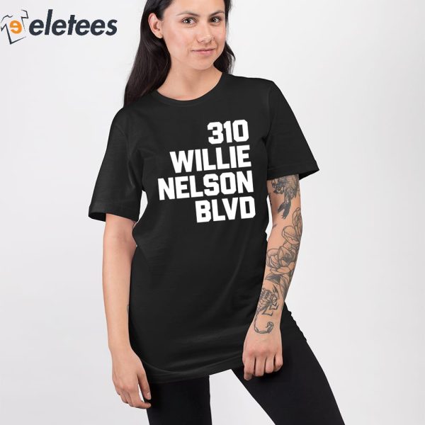 310 Willie Nelson Blvd Shirt
