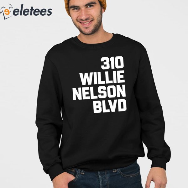 310 Willie Nelson Blvd Shirt