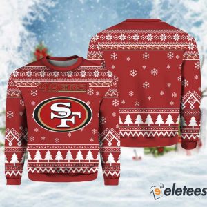 49ers Chibi Ugly Christmas Sweater 1